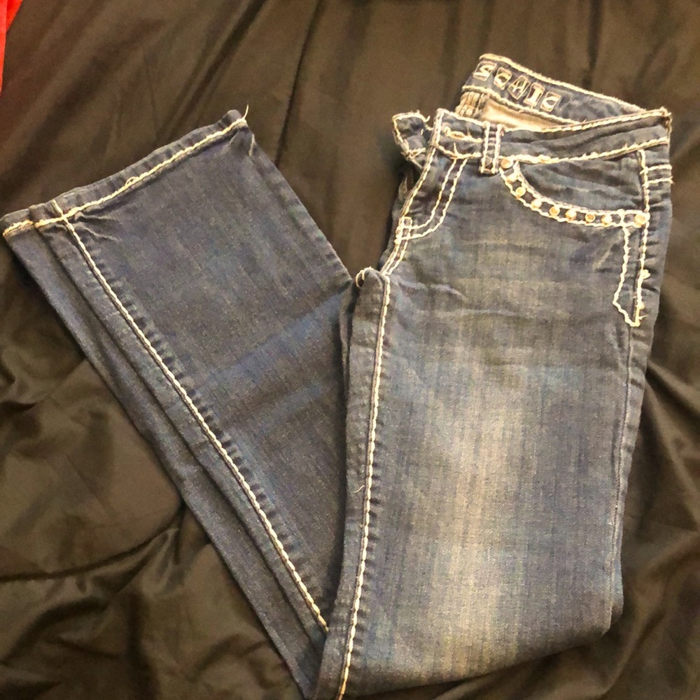 Miss Chic USA BOOT CUT Size 1 (Medium Wash)